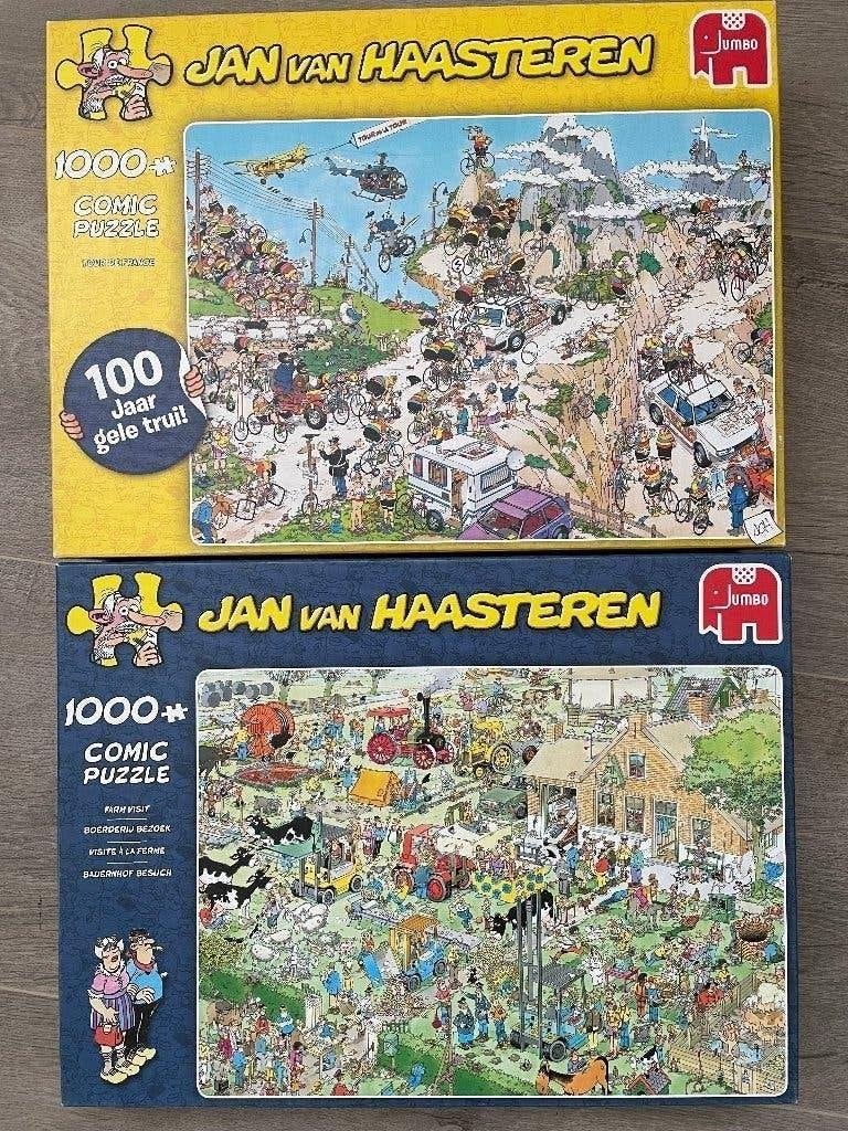 Jan van Haasteren puzzel, Hobby en Vrije tijd, Ophalen, 500 t/m 1500 stukjes, Gebruikt, Legpuzzel