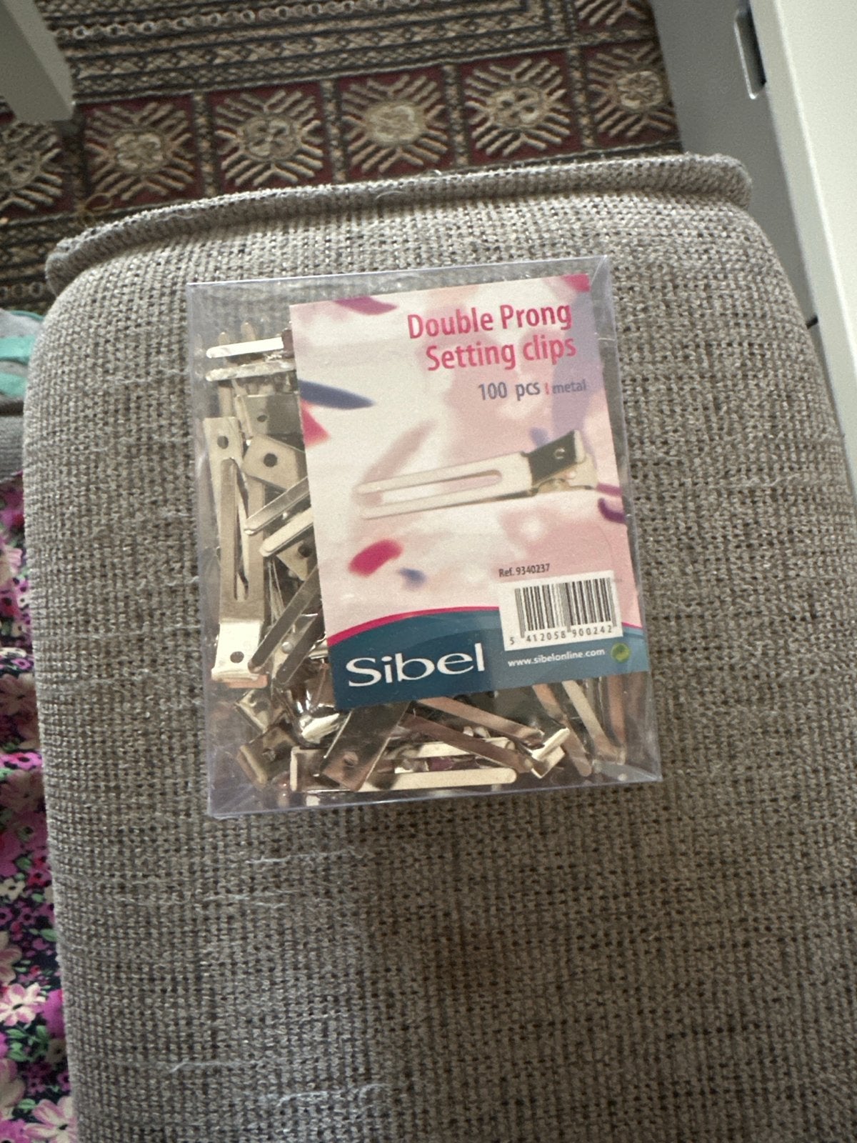 Sibel Double Prong Setting Clips - 100 stuks, Ophalen of Verzenden, Nieuw, Haarspeld