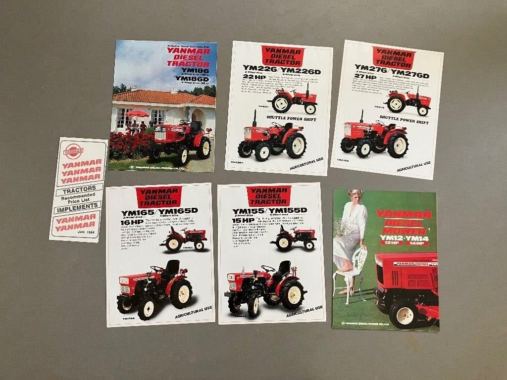 Yanmar trekker tractor folder brochure, Ophalen of Verzenden, Gelezen