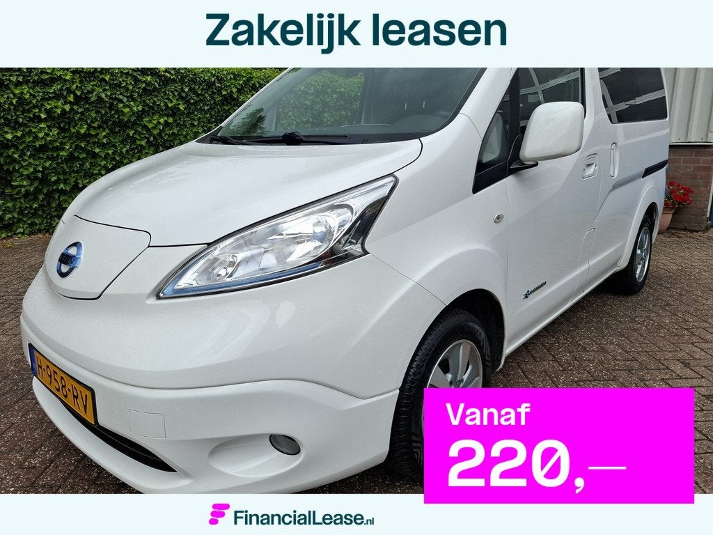 Nissan e-NV200 Evalia 40 kWh SOH 89.7% 12950.- INCL BTW 7-PE, Stof, Gebruikt, 38 min, 7 stoelen