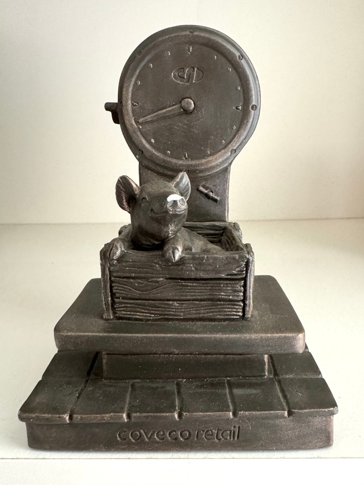 Coveco beeldje brons kleurig, Ophalen of Verzenden