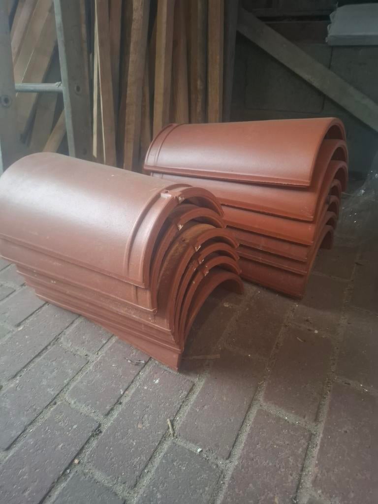 Nokvorst en gevelpan, Ophalen, Steen of Klei, Nieuw, 15 m² of meer