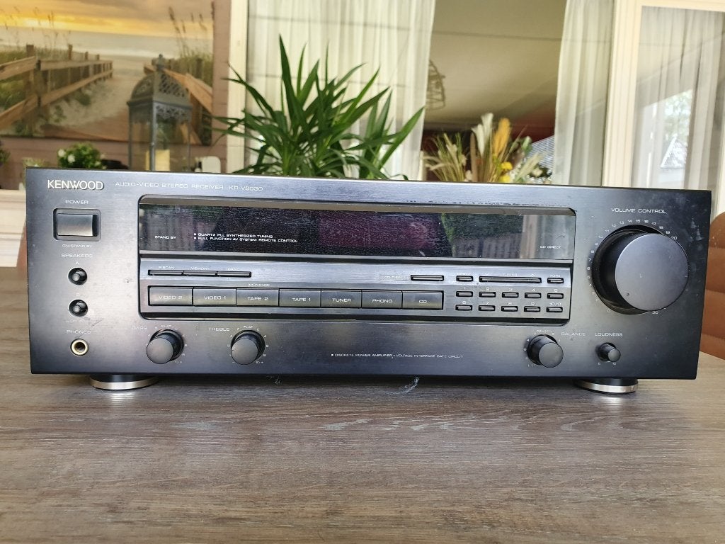 Kenwood audio-video stereo receiver, Audio, Tv en Foto, Versterkers en Receivers, Ophalen, Gebruikt, Stereo, Overige merken