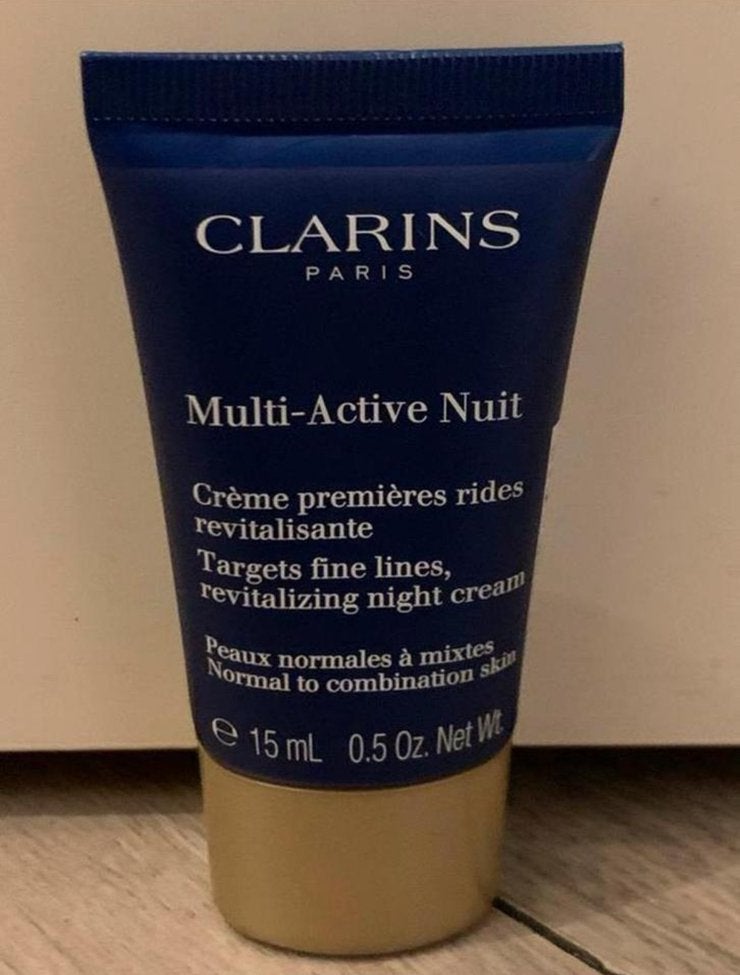 Clarins multi-active nuit 15 ml, Ophalen of Verzenden, Nieuw, Gehele gezicht, Verzorging