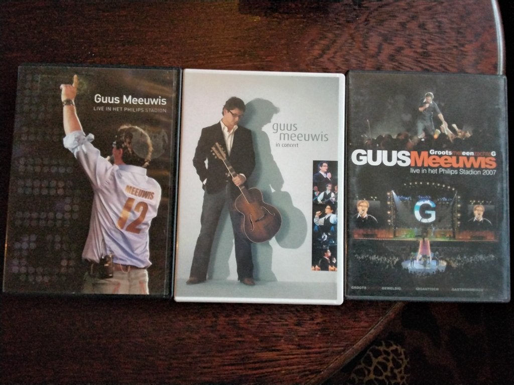 Guus Meeuwis 3 dvds, origineel, Alle leeftijden, Ophalen of Verzenden, Zo goed als nieuw, Concert