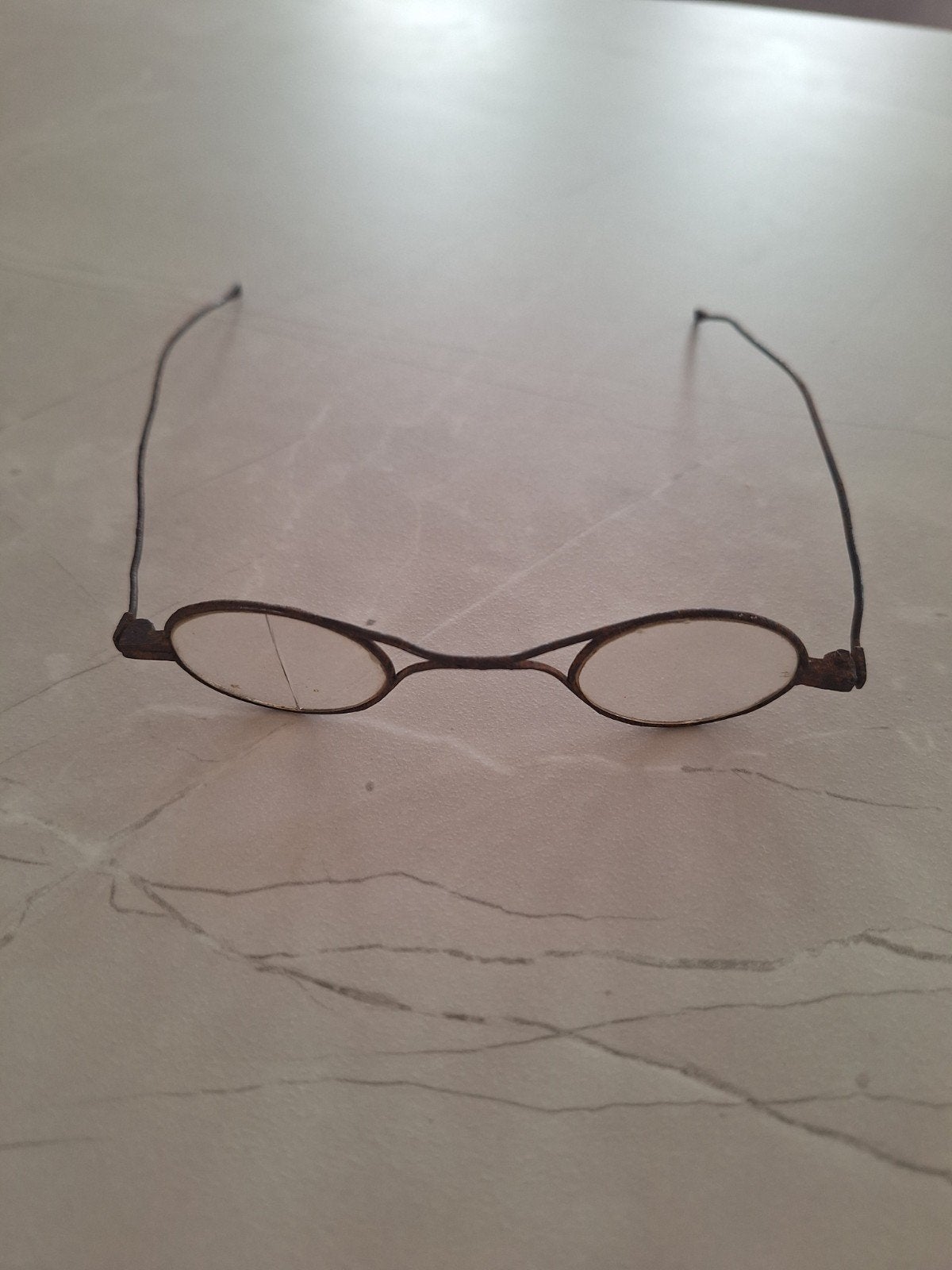 Antieke bril uit de 19e eeuw - Vintage verzamelobject, Antiek en Kunst, Ophalen of Verzenden