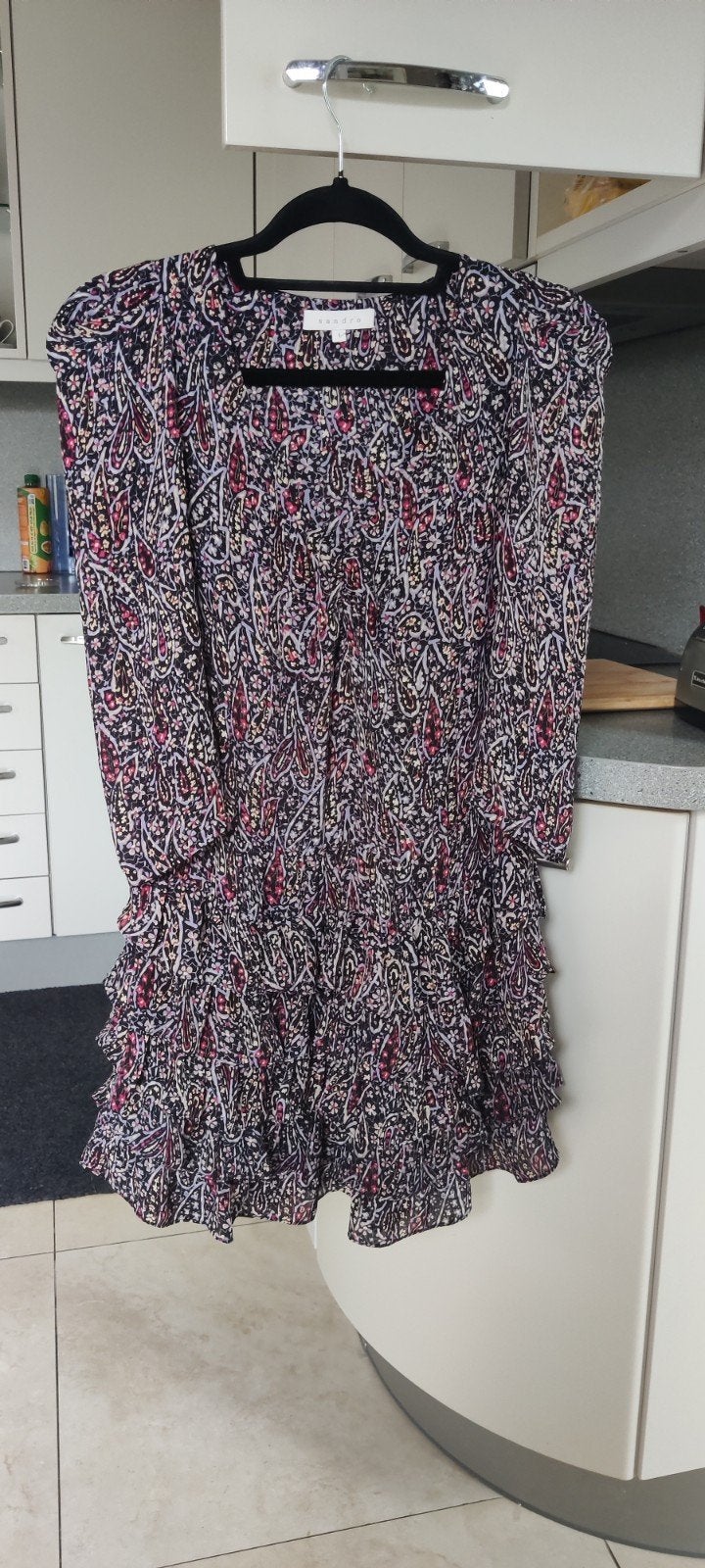 Sandro mini jurk maat 1 als nieuw €219, Ophalen of Verzenden, Zo goed als nieuw, Maat 36 (S)