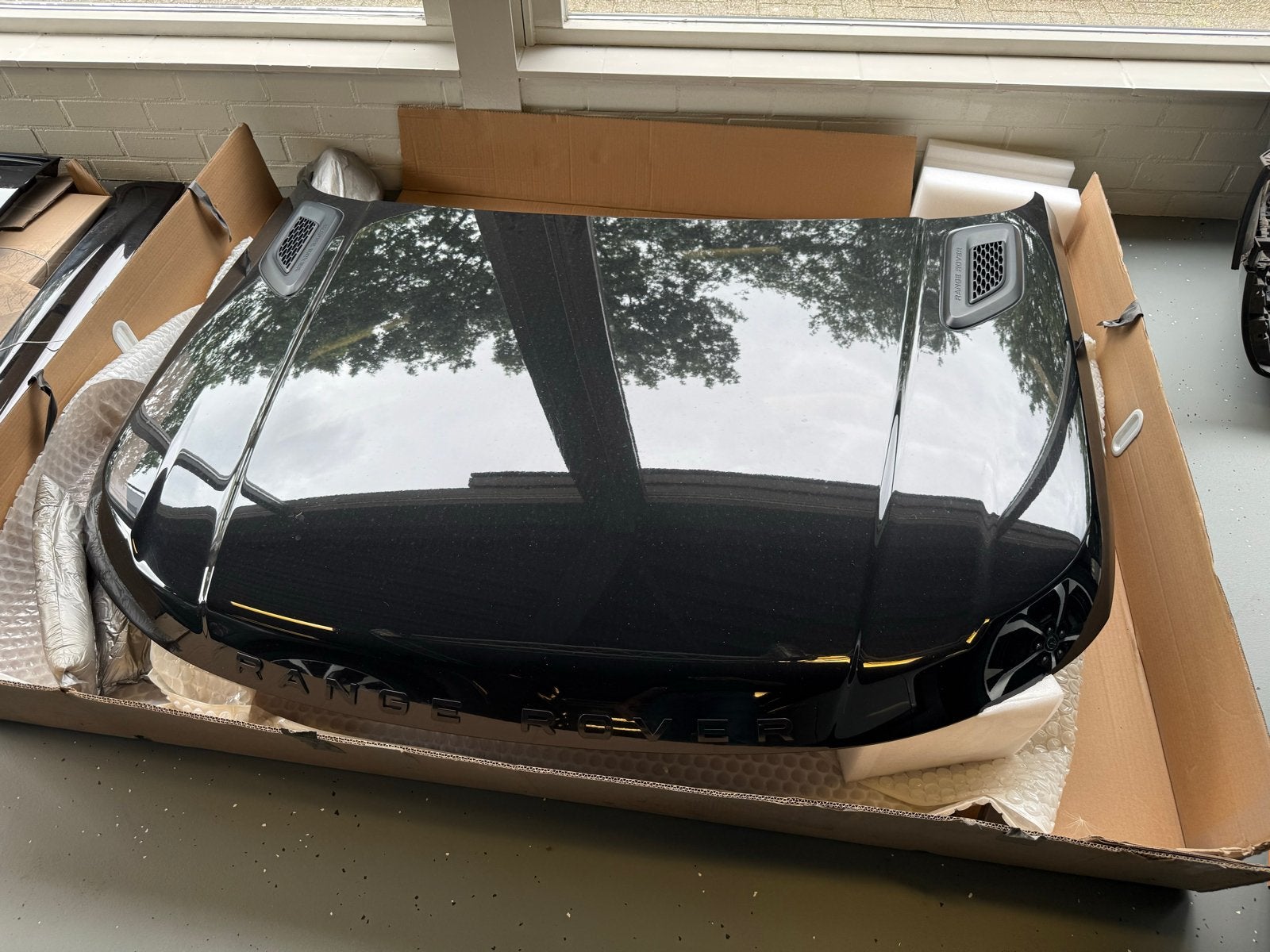 Onderdelen Range Rover Sport 2015: Motorkap, Spatborden, Bum, Auto-onderdelen, Voor, Ophalen of Verzenden, Motorkap, Gebruikt