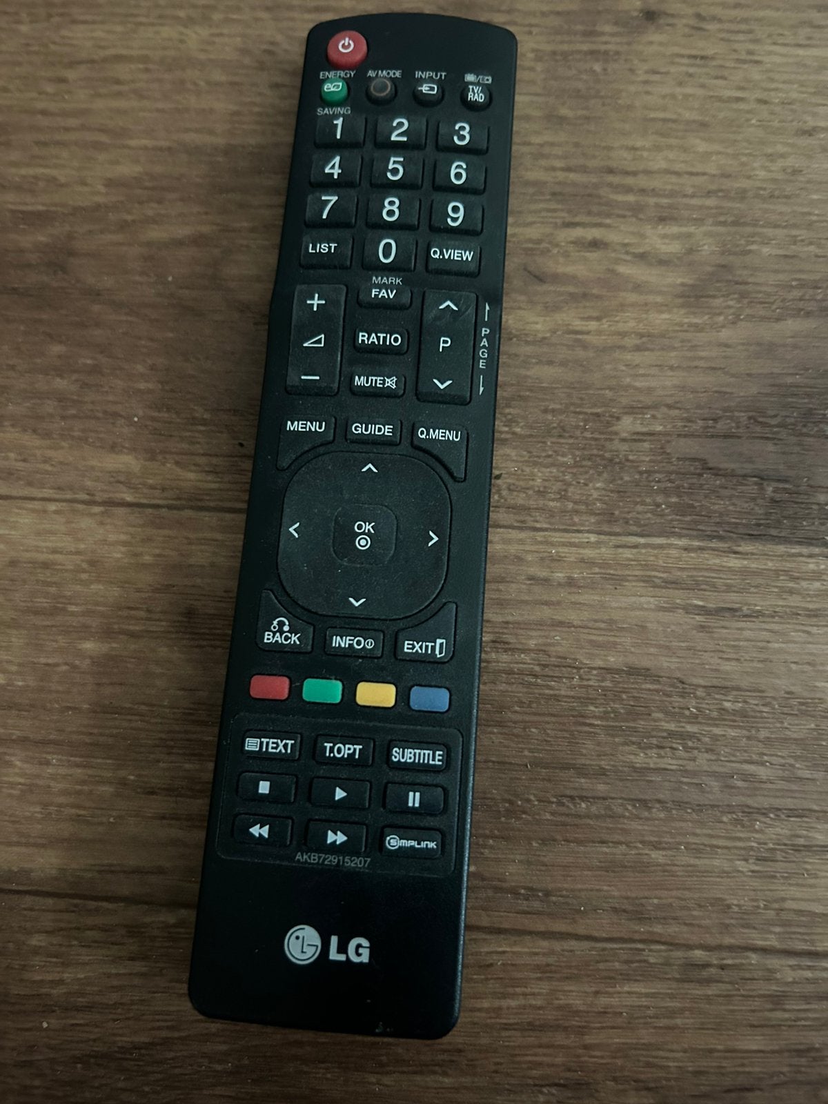 Lg tv afstandsbediening, Ophalen of Verzenden, Zo goed als nieuw, Tv