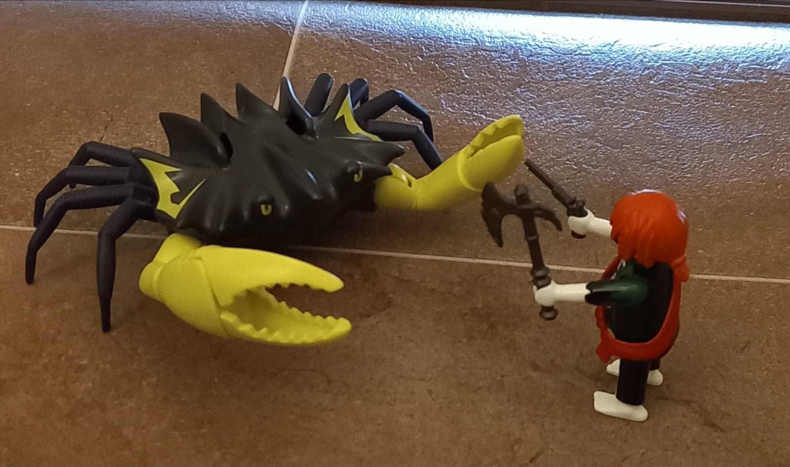 Playmobil 4804 Reuzenkreeft met Piraat, Pirates, Gebruikt, Overige typen, Complete set