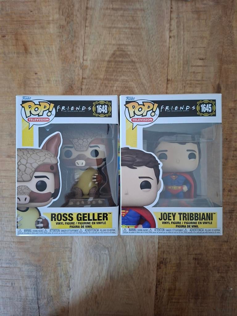 Funko pop Ross Geller en Joey Tribbiani, Friends, Ophalen of Verzenden