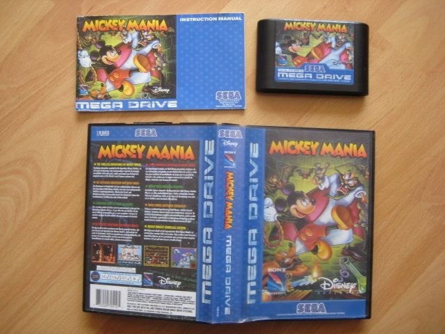 Mickey Mania (Mouse) Sega Mega Drive Megadrive, Spelcomputers en Games, Games | Sega, Gebruikt, 1 speler, Ophalen of Verzenden