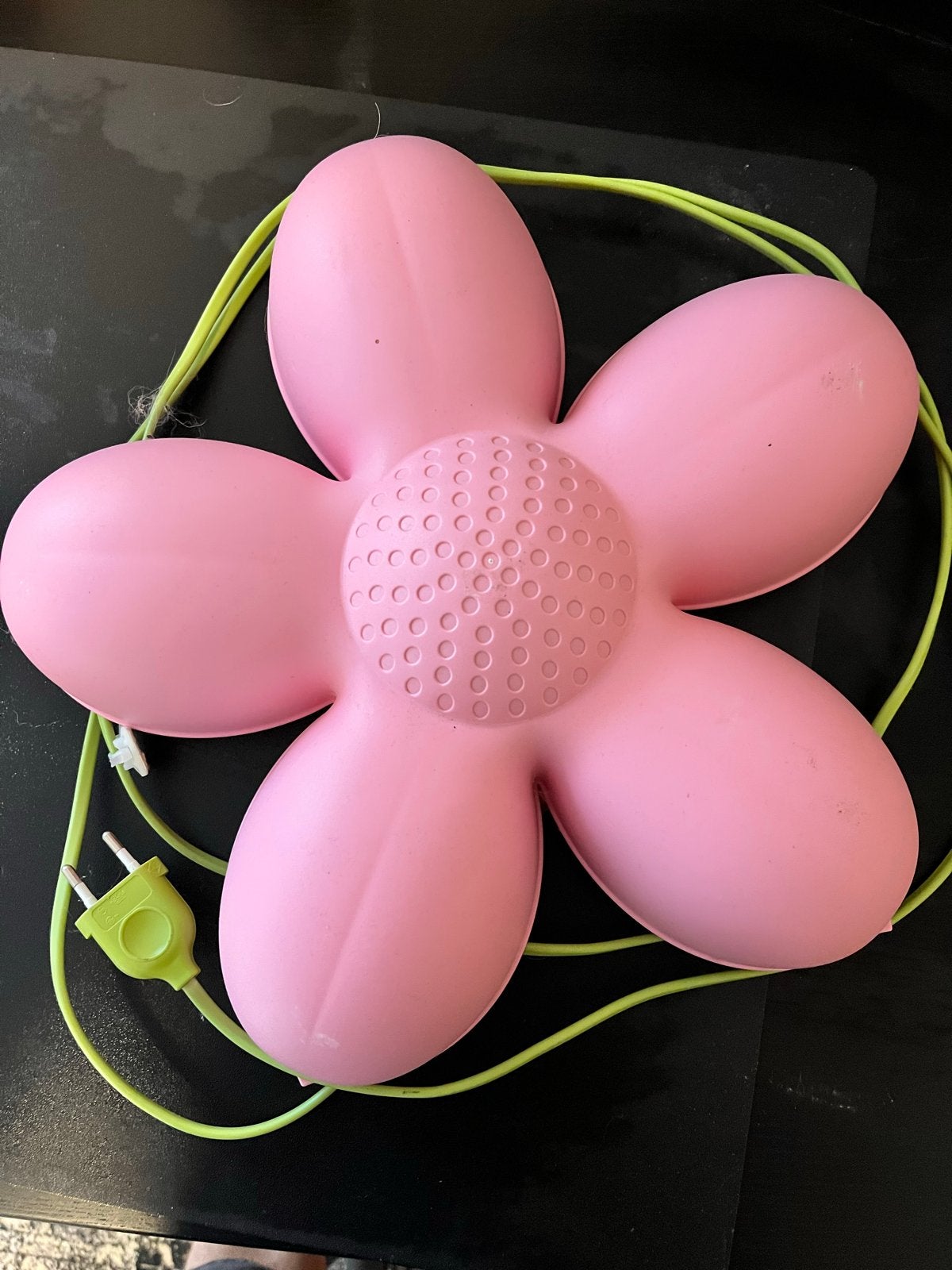 Roze bloemlamp, Ophalen, Overige merken, Gebruikt, Kunststof