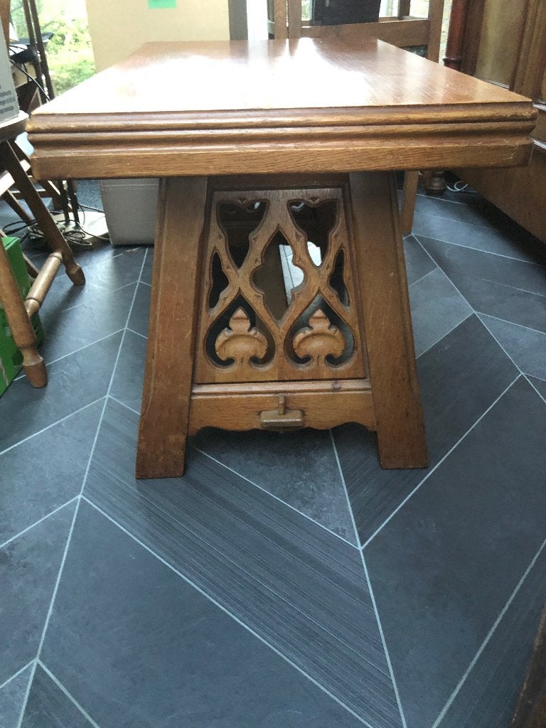Tafel met houtsnijwerk, Ophalen, 50 – 75, Gebruikt, 50 tot 100 cm