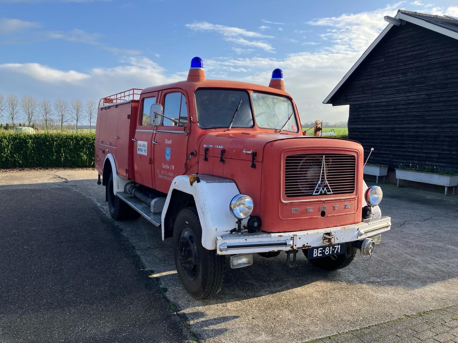 Magirus Deutz 150D10 oldtimer brandweer., Ophalen
