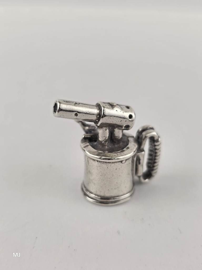 Zilveren miniatuur Strijkijzer                          Z206, Ophalen of Verzenden, Zilver
