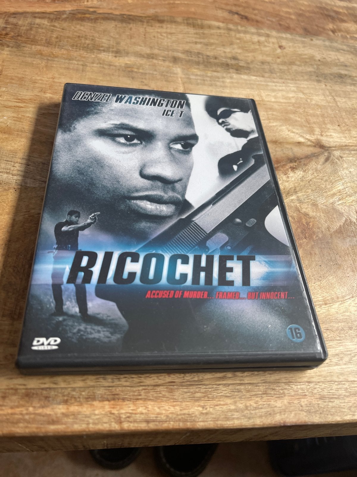 Ricochet DVD - Denzel Washington, Ice-T, Vanaf 16 jaar, Nederlands, Actiethriller, Ophalen of Verzenden