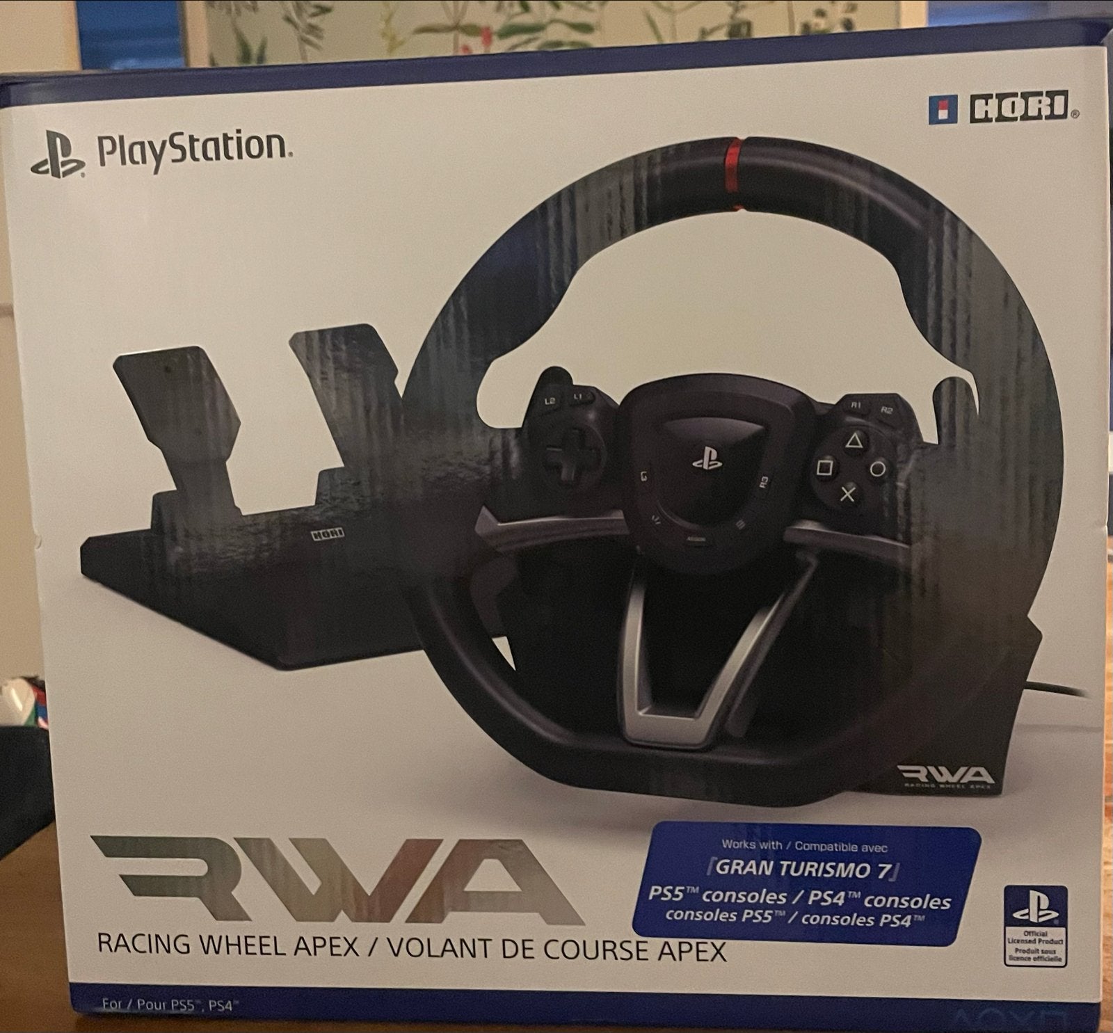 Hori RWA Racing Wheel Apex voor PS5/PS4/PC