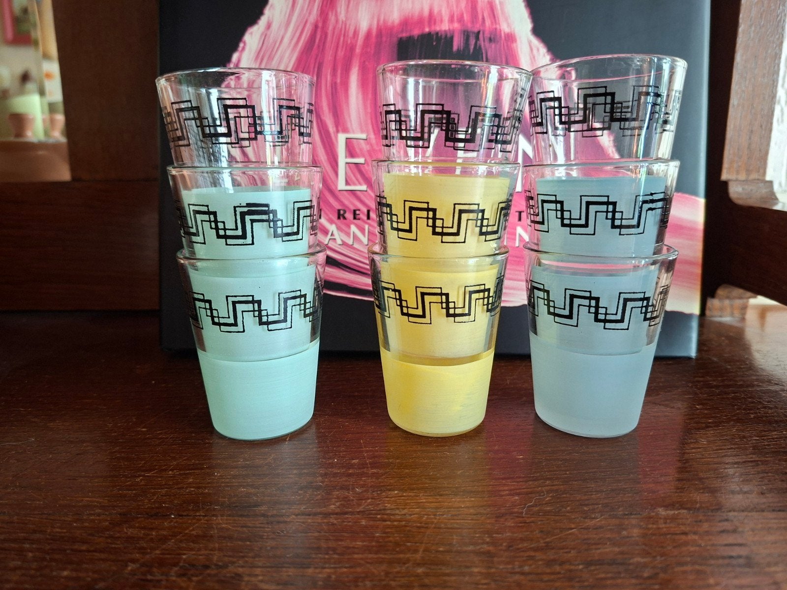 Vintage Franse borrelglaasjes, Ophalen of Verzenden, Glas, Overige stijlen