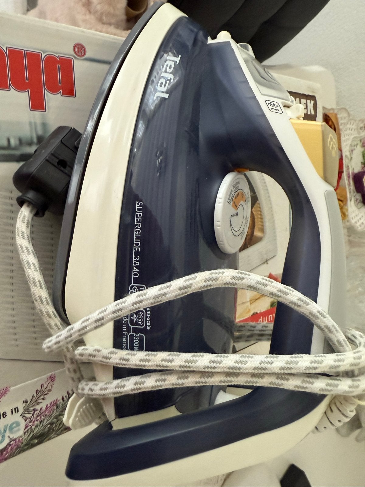 Tefal Strijkijzer Supergliss 3840, Ophalen, Gebruikt, Strijkijzer met snoer