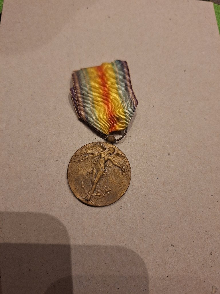 Belgische Overwinningsmedaille 1914-1918, Verzamelen, Militaria | Algemeen, Ophalen of Verzenden, Landmacht, Overige gebieden