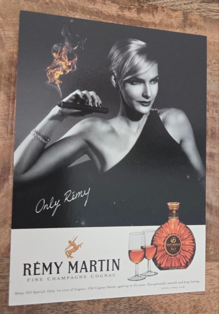 Rémy Martin - Sexy vrouw met sigaar, Verzenden, 1980 tot heden, Ongelopen, Overige thema's