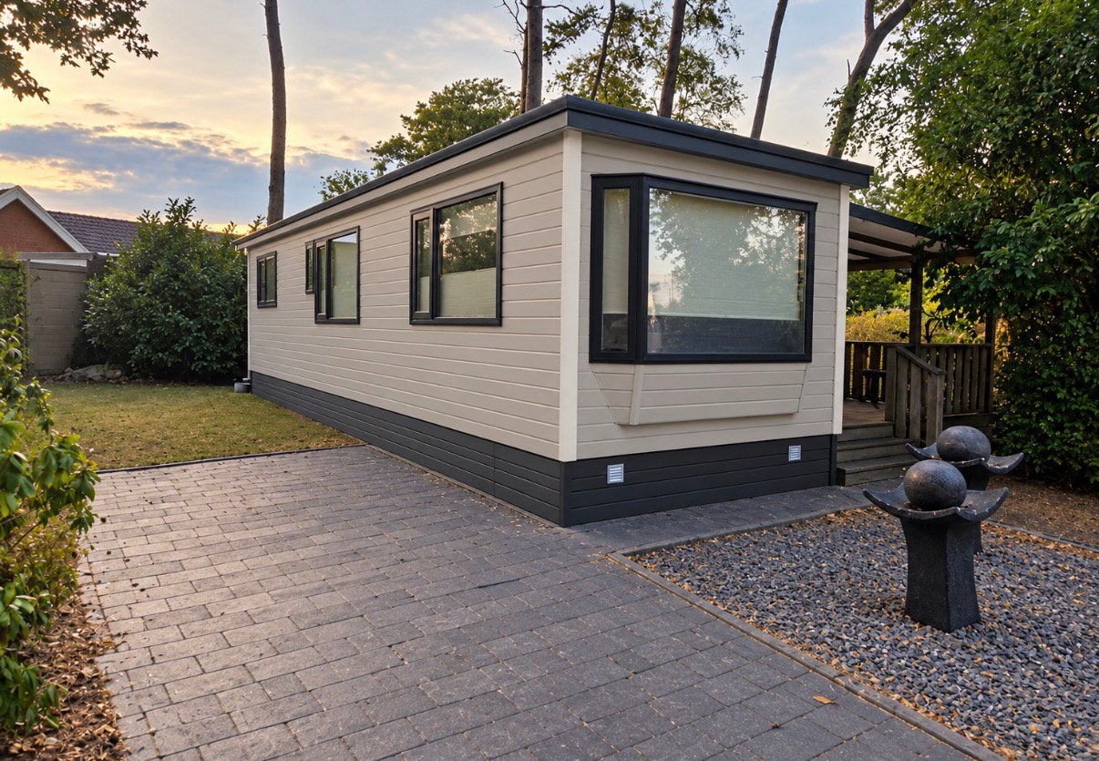 Chalet te koop Tijdelijke woonruimte  Transport inbegrepen !, Caravans en Kamperen, Tot en met 2