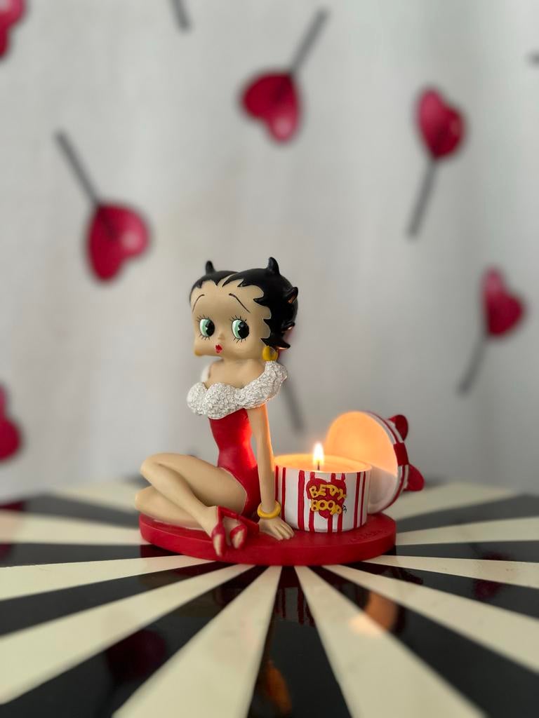 BETTY BOOP - Kaarsenhouder | Kerst | Cadeau | Vintage | Y2K, Huis en Inrichting, Woonaccessoires | Kandelaars en Kaarsen, Kunststof