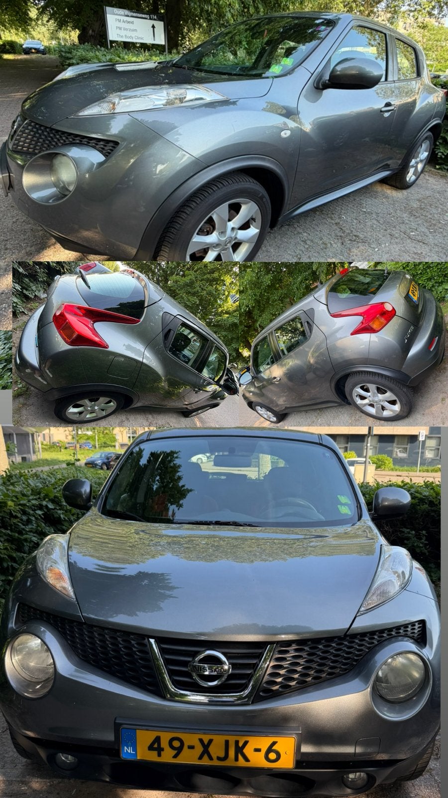 Nissan Juke 1.6 Eco 117pk 2012 Grijs, Auto's, Nissan, Particulier, Juke, Benzine, B, SUV of Terreinwagen, Handgeschakeld, Origineel Nederlands