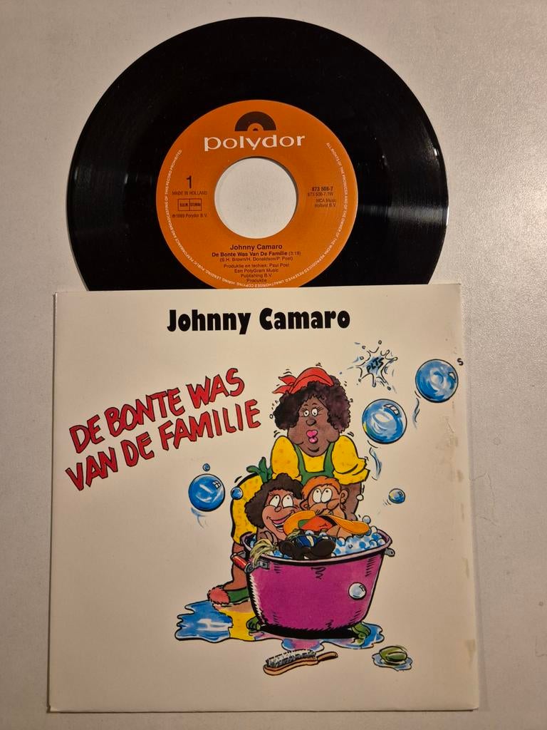 Johnny Camaro-De bonte was van de familie, Cd's en Dvd's, Vinyl | Nederlandstalig, Ophalen of Verzenden, Zo goed als nieuw, Overige formaten