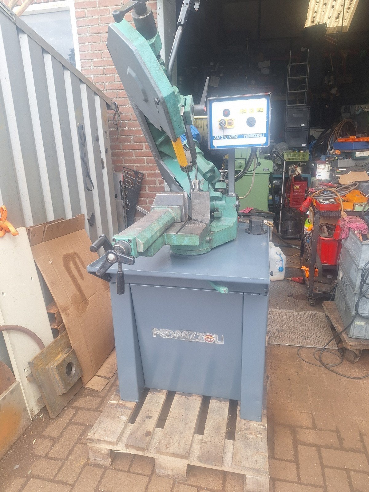 pedrazzoli  bandzaagmachine, Doe-het-zelf en Verbouw, Ophalen, Pedrazzoli, 70 mm of meer, Lintzaag
