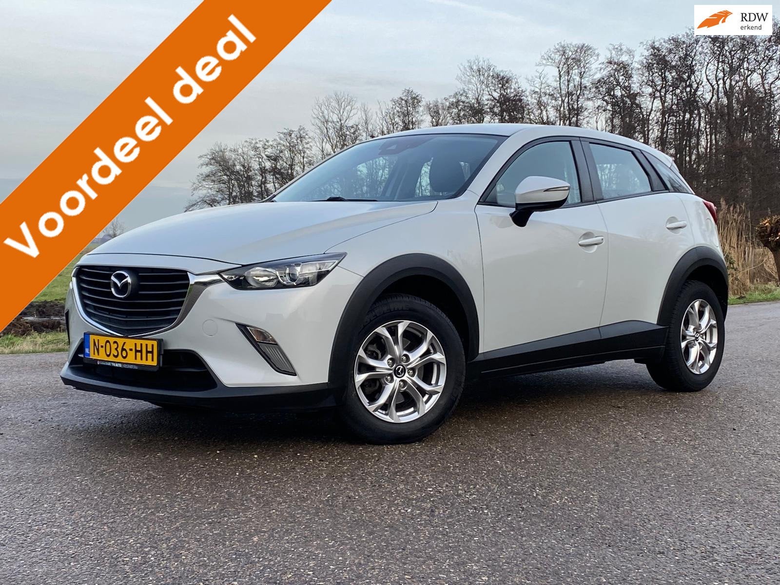 Mazda CX-3 2.0 SkyActiv-G 120 Dynamic NAVI ECC NAP 120PK KEY, Auto's, Mazda, Voorwielaandrijving, 1998 cc, Gebruikt, 4 cilinders