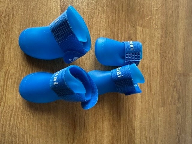 R17-NIEUW honden schoentjes (ter bescherming) maat medium (4, Dieren en Toebehoren, Ophalen of Verzenden, Nieuw, Hondenjas