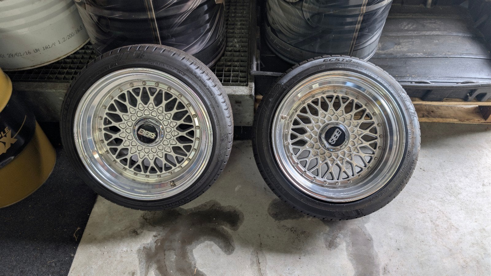 Lenso BSX 4x100 2x 9j en 2x 7.5 j (versmald), Ophalen, 16 inch, Banden en Velgen, 205 mm
