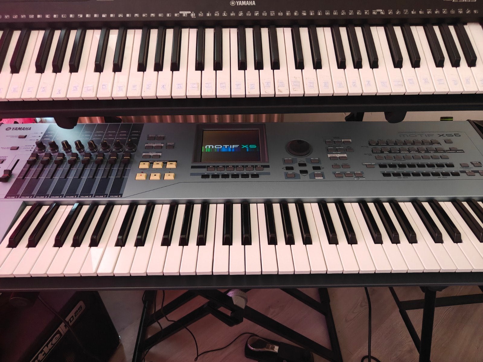 YAMAHA MOTIF XS6 | NIEUWSTAAT | INCL TAS EN EXPANSIONS, Muziek en Instrumenten, 61 toetsen, Yamaha, Zo goed als nieuw, Ophalen