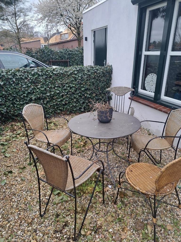 Franse tuinset, Tuin en Terras, Tuinsets en Loungesets, Ophalen of Verzenden
