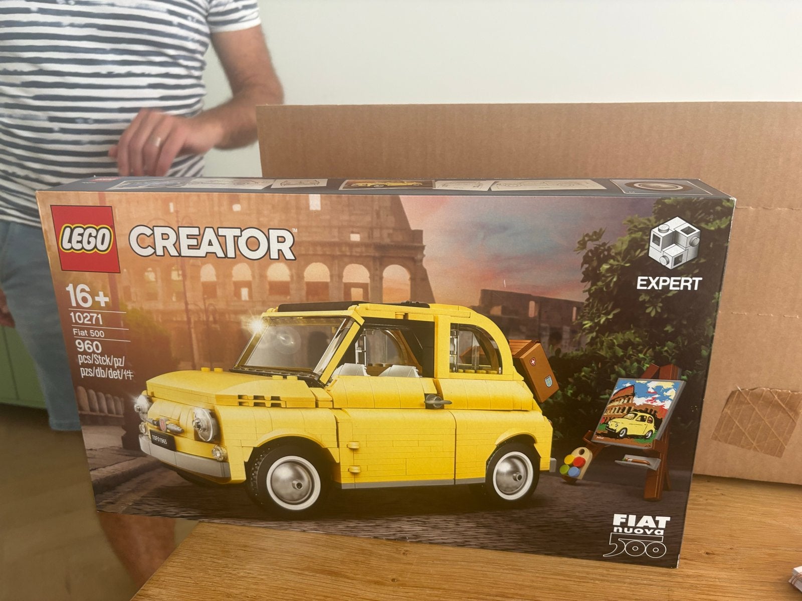 LEGO Creator Expert 10271 Fiat 500 - Nieuw in doos, Ophalen of Verzenden, Nieuw
