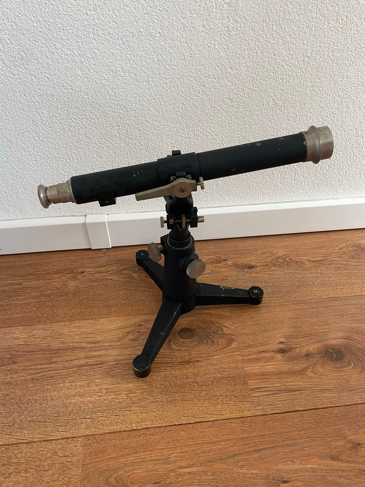 Vintage Lenzentelescoop met Statief - Gebruikt, Audio, Tv en Foto, Optische apparatuur | Telescopen, Gebruikt, Lenzentelescoop (refractor)