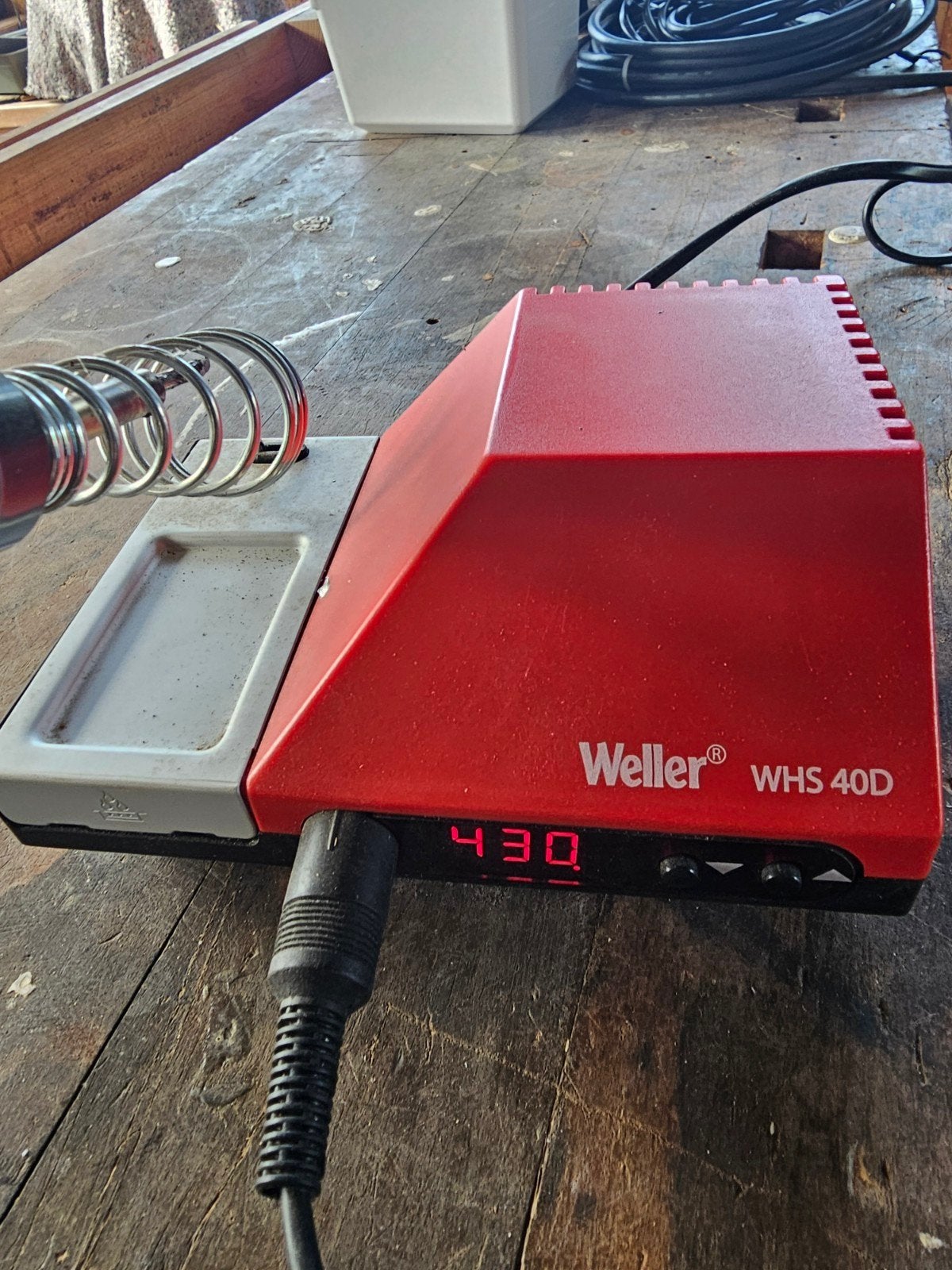 Weller WHS 40D Soldeerstation met WH 40 Soldeerbout, Doe-het-zelf en Verbouw, Ophalen of Verzenden, Zo goed als nieuw