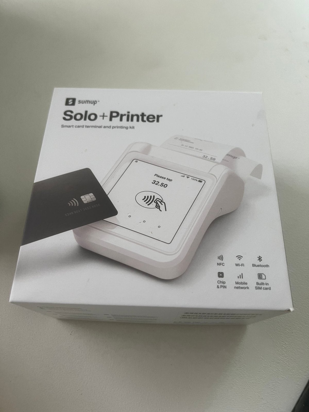 SumUp Solo + Printer - Pinapparaat met originele doos, Zakelijke goederen, Kantoor en Winkelinrichting | Kassa's en Betaalsystemen