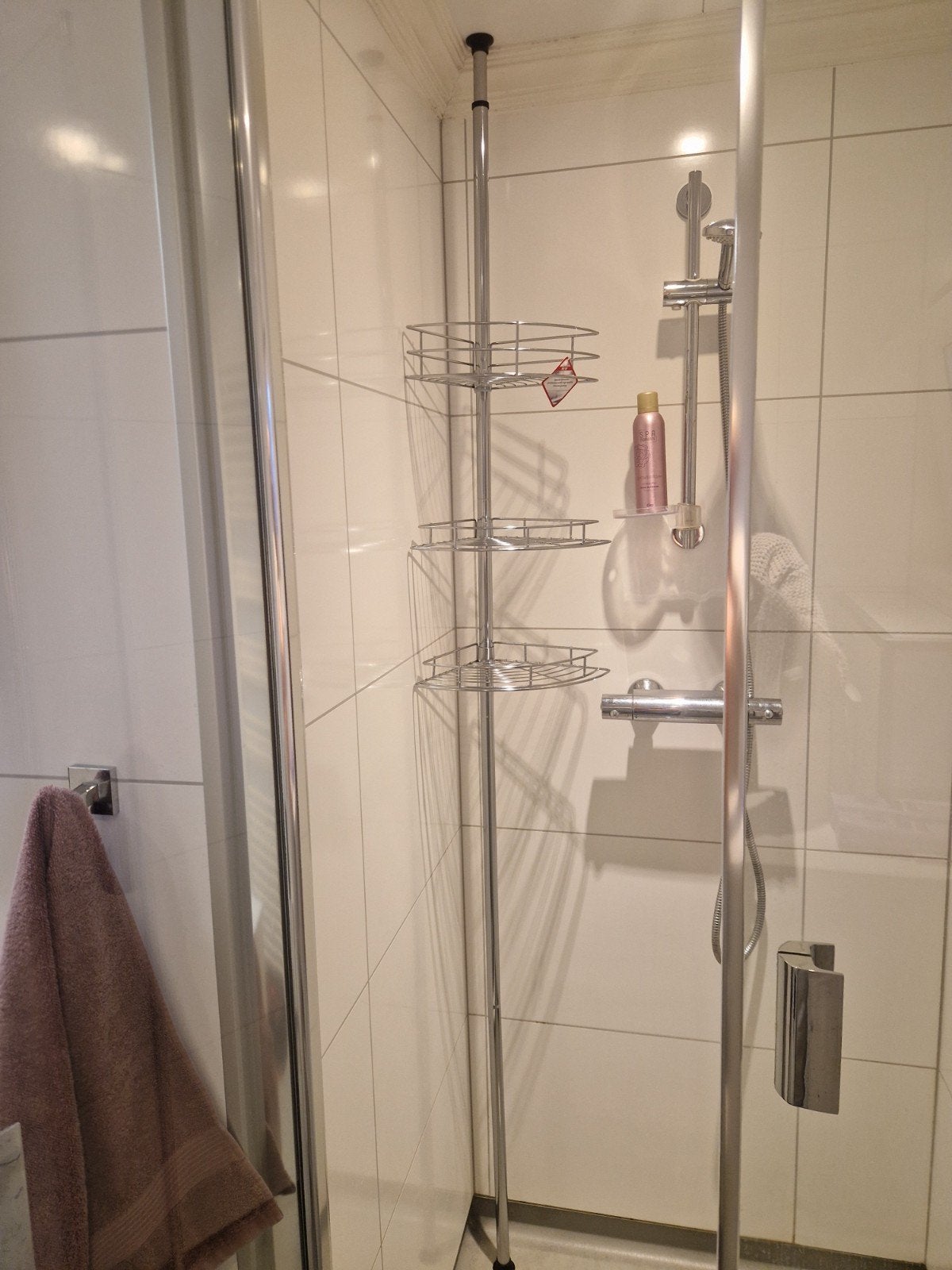 Nieuw Douche-accessoire: Telescopisch Douche Rek, Ophalen of Verzenden, Nieuw, Zilver, Douche-accessoire