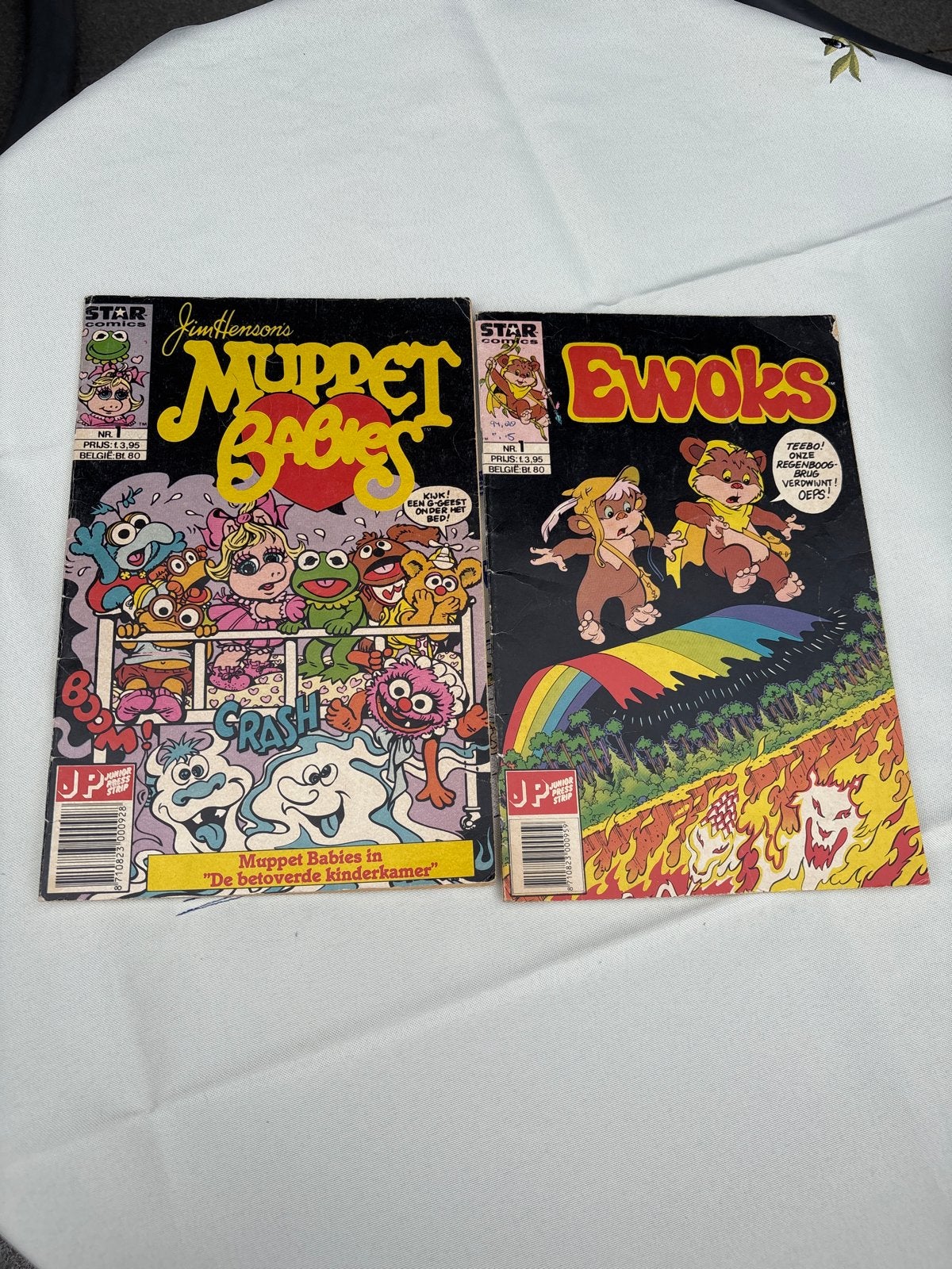 Muppet Babies & Ewoks Stripboeken uit 1986 - Zeldzame Set, Meerdere stripboeken, Ophalen of Verzenden, Gelezen