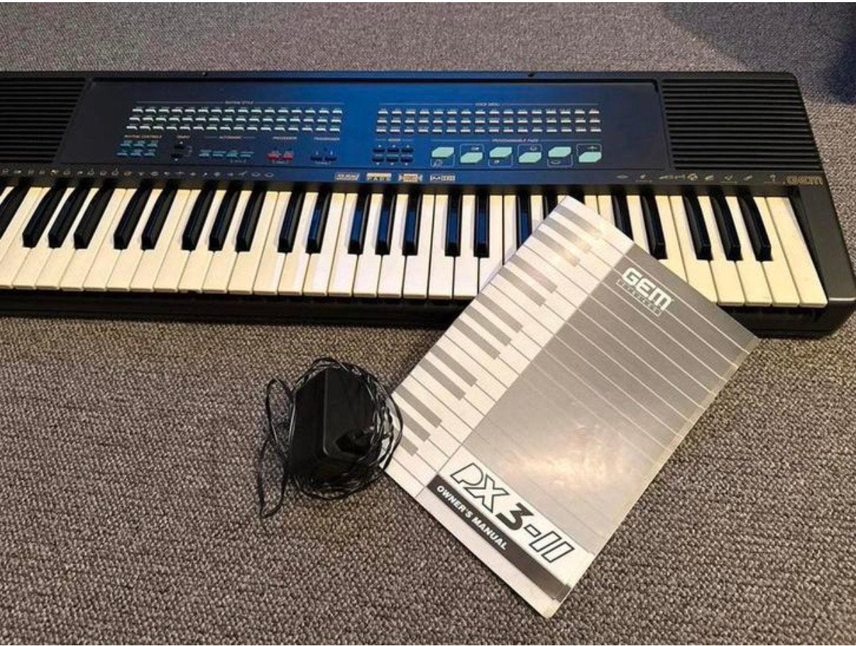 GEM PX3-II Keyboard - Vintage Synthesizer met MIDI, Muziek en Instrumenten, Keyboards, Midi-aansluiting, 61 toetsen, Gebruikt