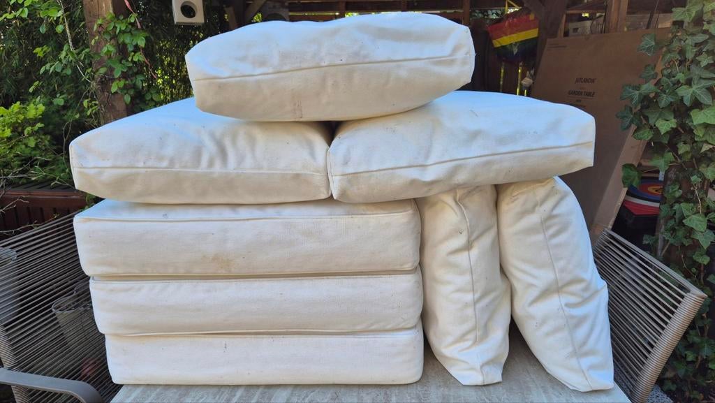 Ikea Kungso zit- en rugkussens (3+5) voor buitenmeubels, Ophalen