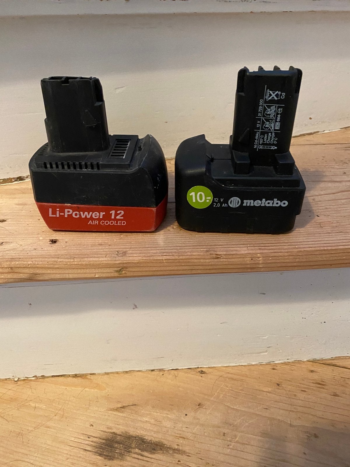 Twee (verschillende) accu’s Metabo, Doe-het-zelf en Verbouw, Ophalen, Nieuw, Boor- en Schroefmachine