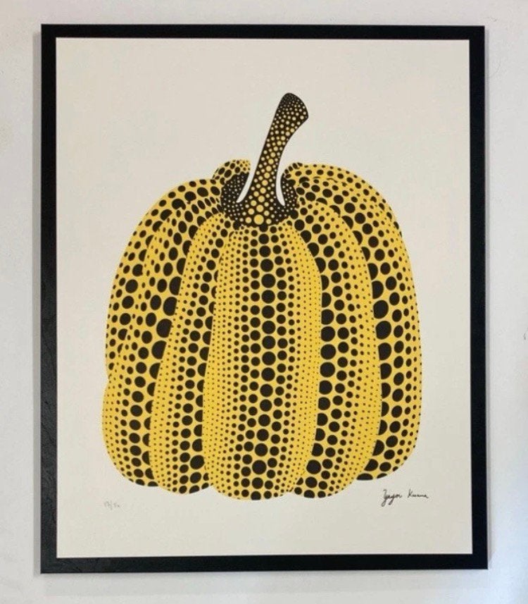 Yayoi Kusama : litho (40 bi 50 cm), Ophalen of Verzenden