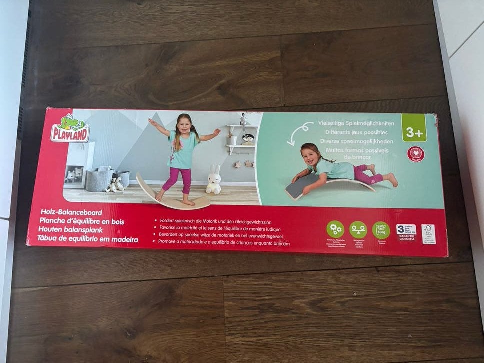 Wobbel balansbord van Playland - Houten balansplank, Ophalen of Verzenden, Nieuw, Jongen of Meisje