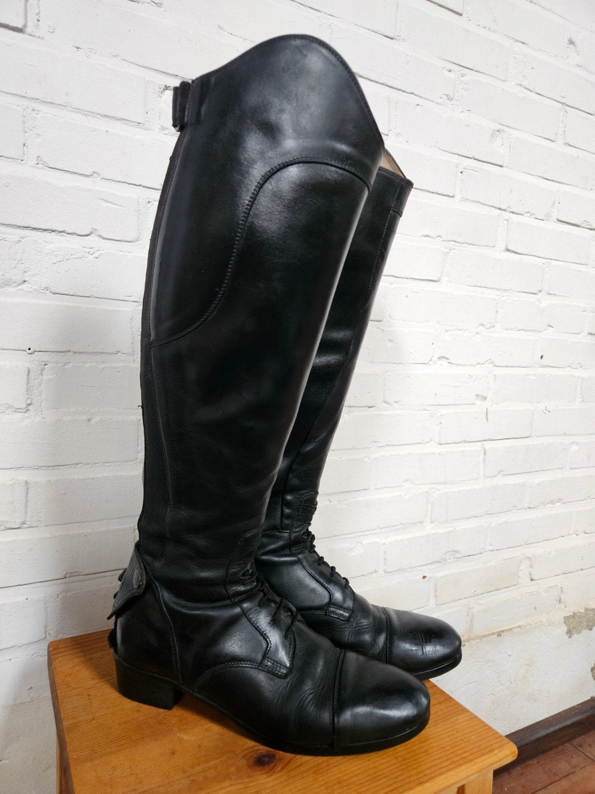 zwarte petrie dames dressuur  rijlaarzen maat 40 hoogte 48 k, Dieren en Toebehoren, Paardrijkleding, Ophalen of Verzenden