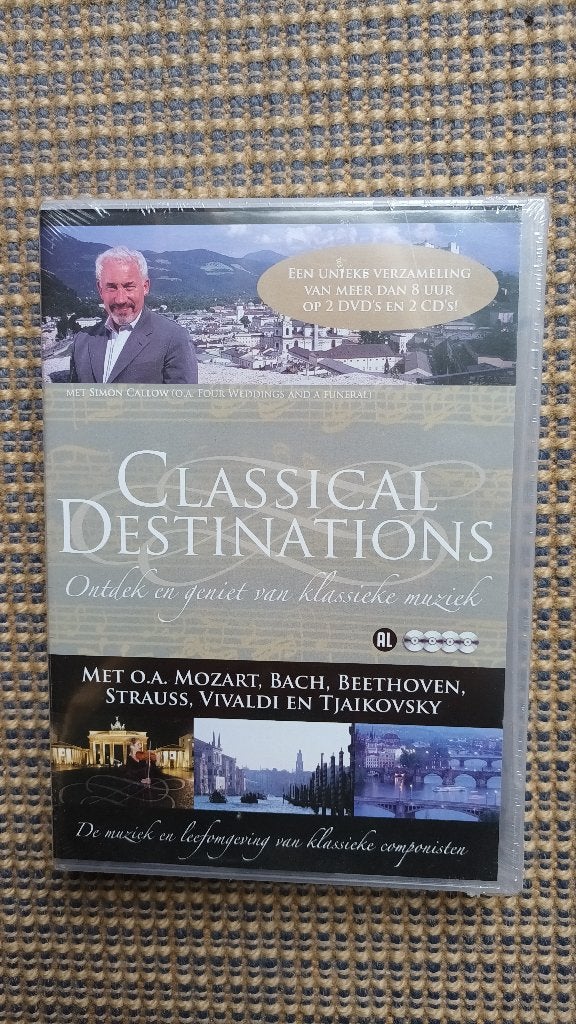 2xCD + 2xDVD - Classical Destinations - Muziek+Leefomgeving, Inclusief DVD, Ophalen of Verzenden, Classicisme, Nieuw in verpakking