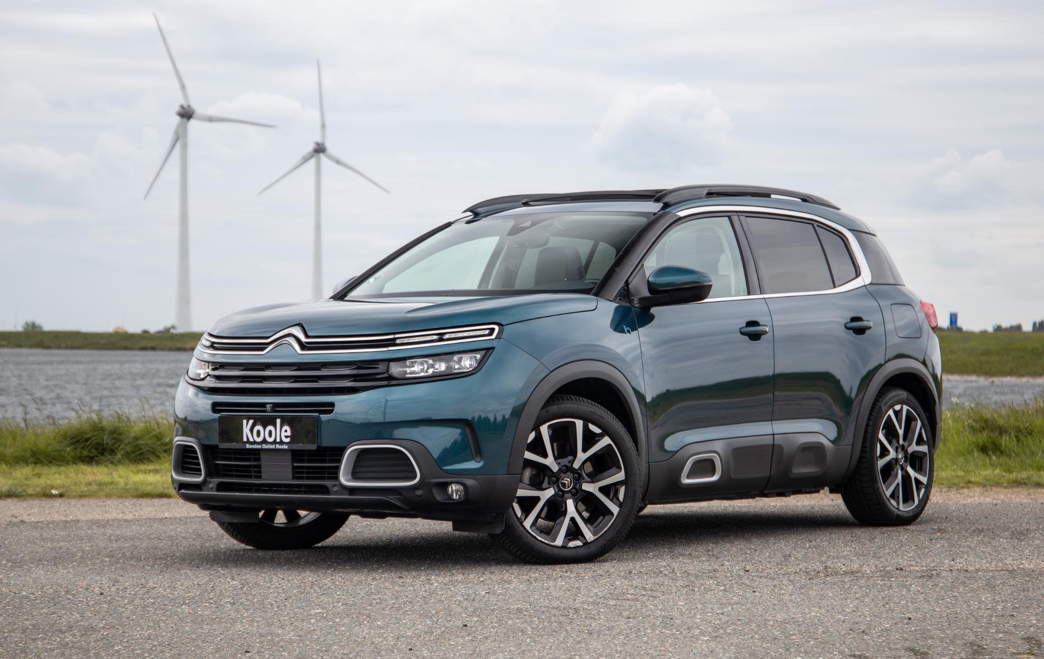 Citroen C5 Aircross 1.6 Plug-in Hybrid 225 Shine PANORAMA DA, Gebruikt, Euro 6, 4 cilinders, Leder en Stof